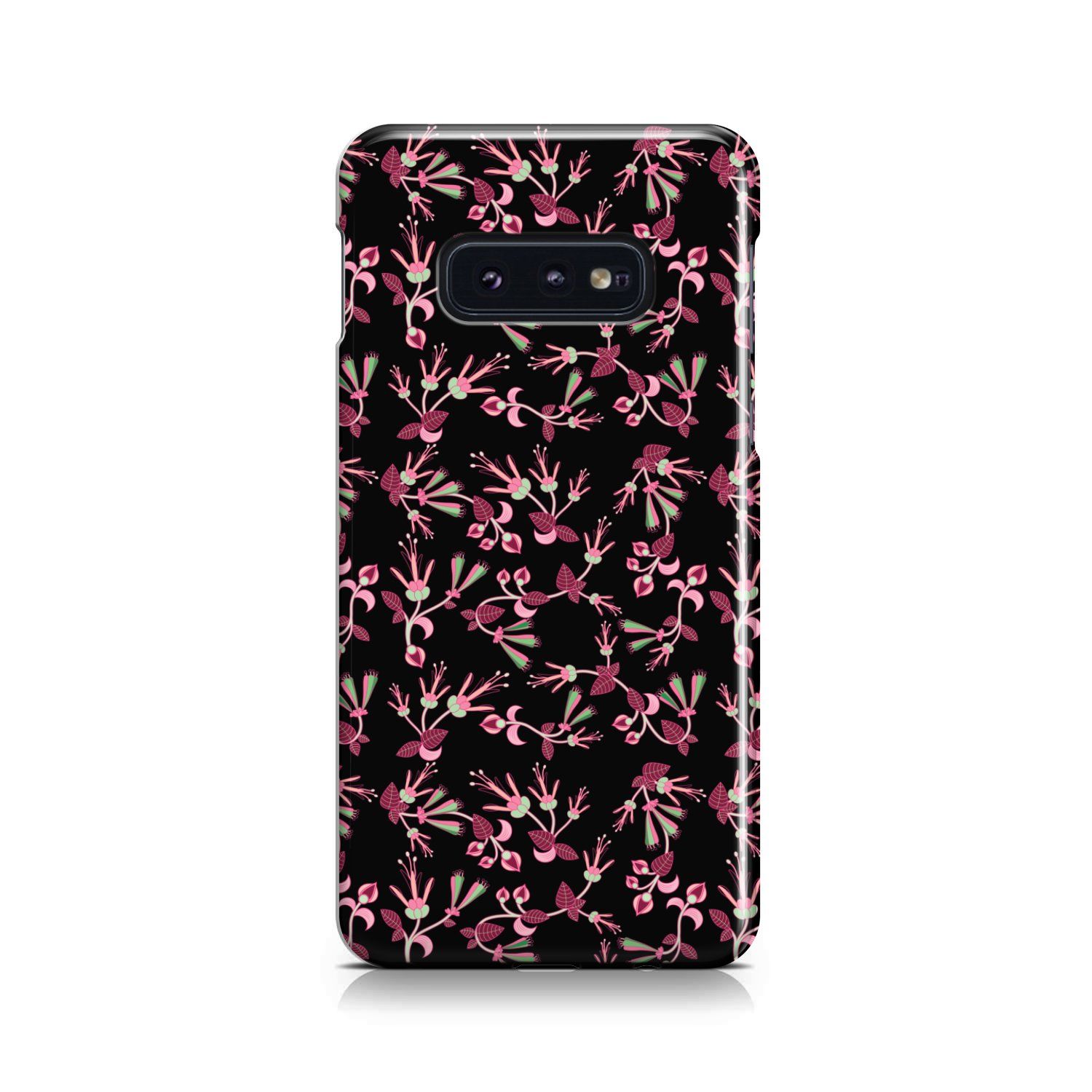 Floral Green Black Phone Case Phone Case wc-fulfillment Samsung Galaxy S10e 