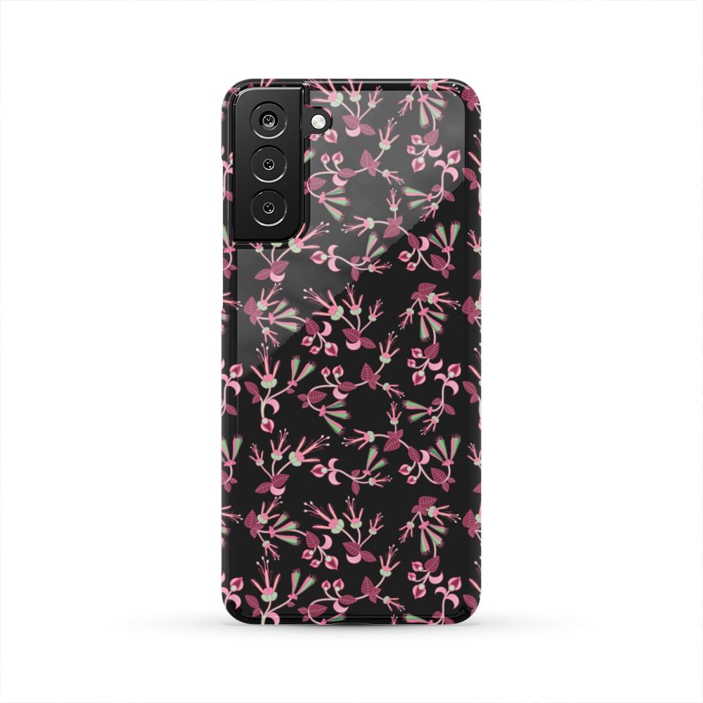 Floral Green Black Phone Case Phone Case wc-fulfillment Samsung Galaxy S21 Plus 