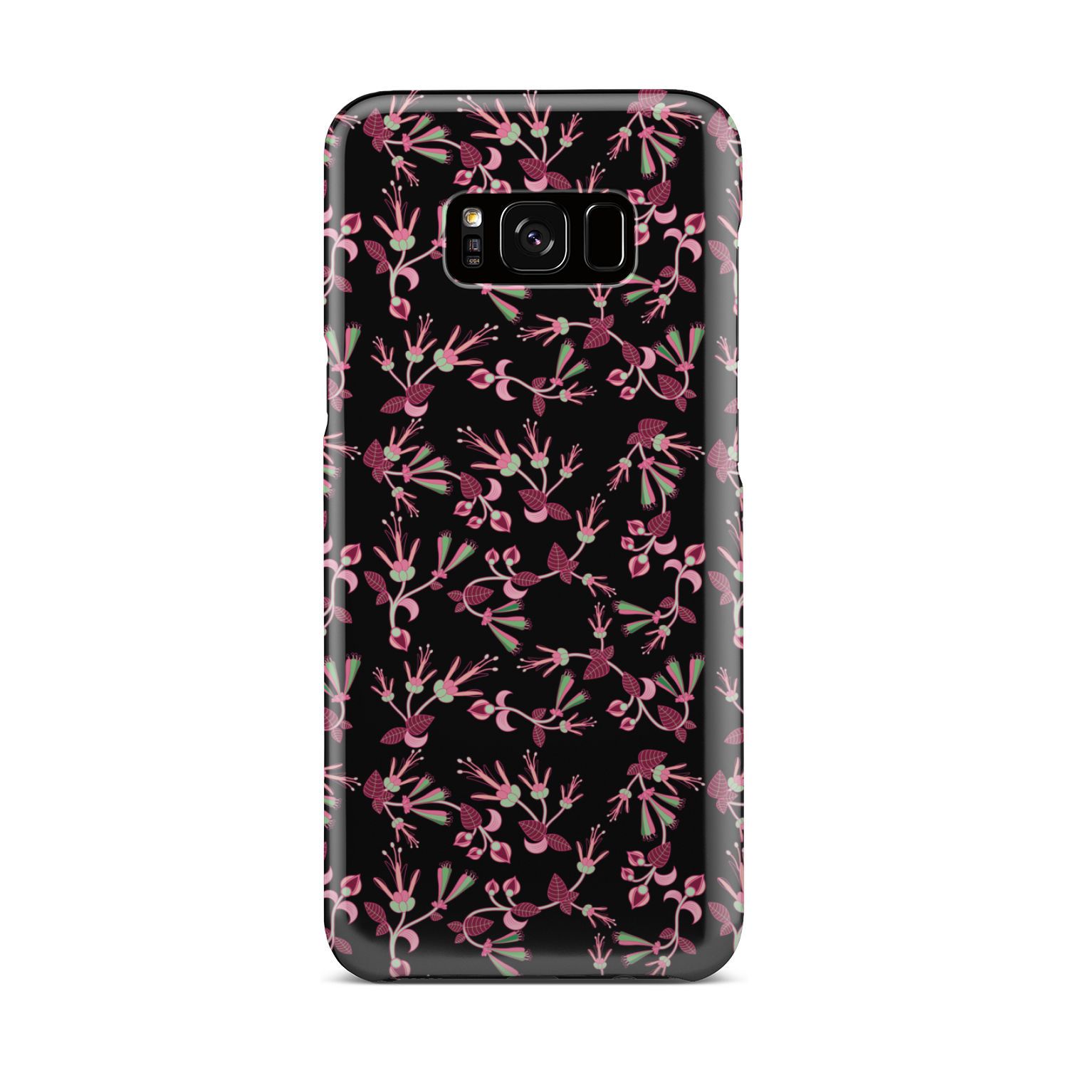 Floral Green Black Phone Case Phone Case wc-fulfillment Samsung Galaxy S8 Plus 
