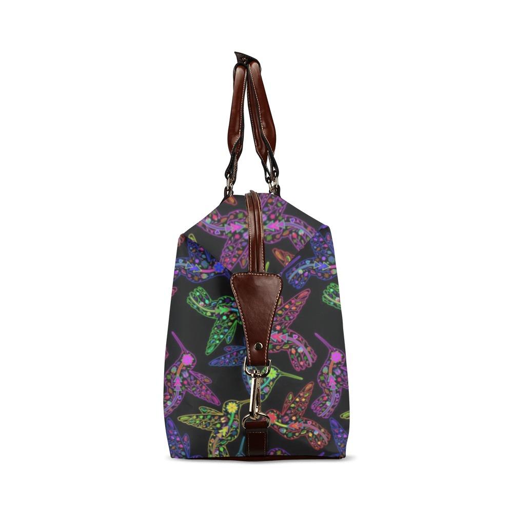 Floral Hummingbird Classic Travel Bag (Model 1643) Remake Classic Travel Bags (1643) e-joyer 
