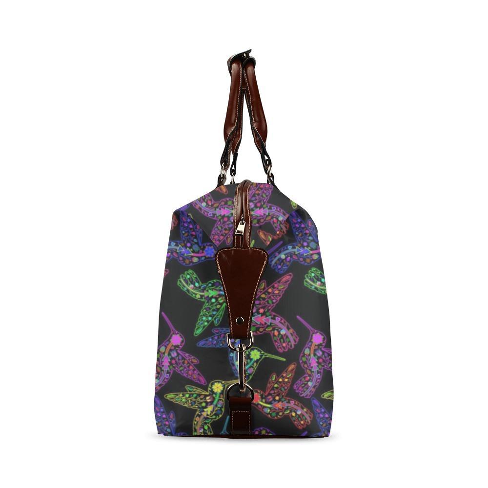 Floral Hummingbird Classic Travel Bag (Model 1643) Remake Classic Travel Bags (1643) e-joyer 