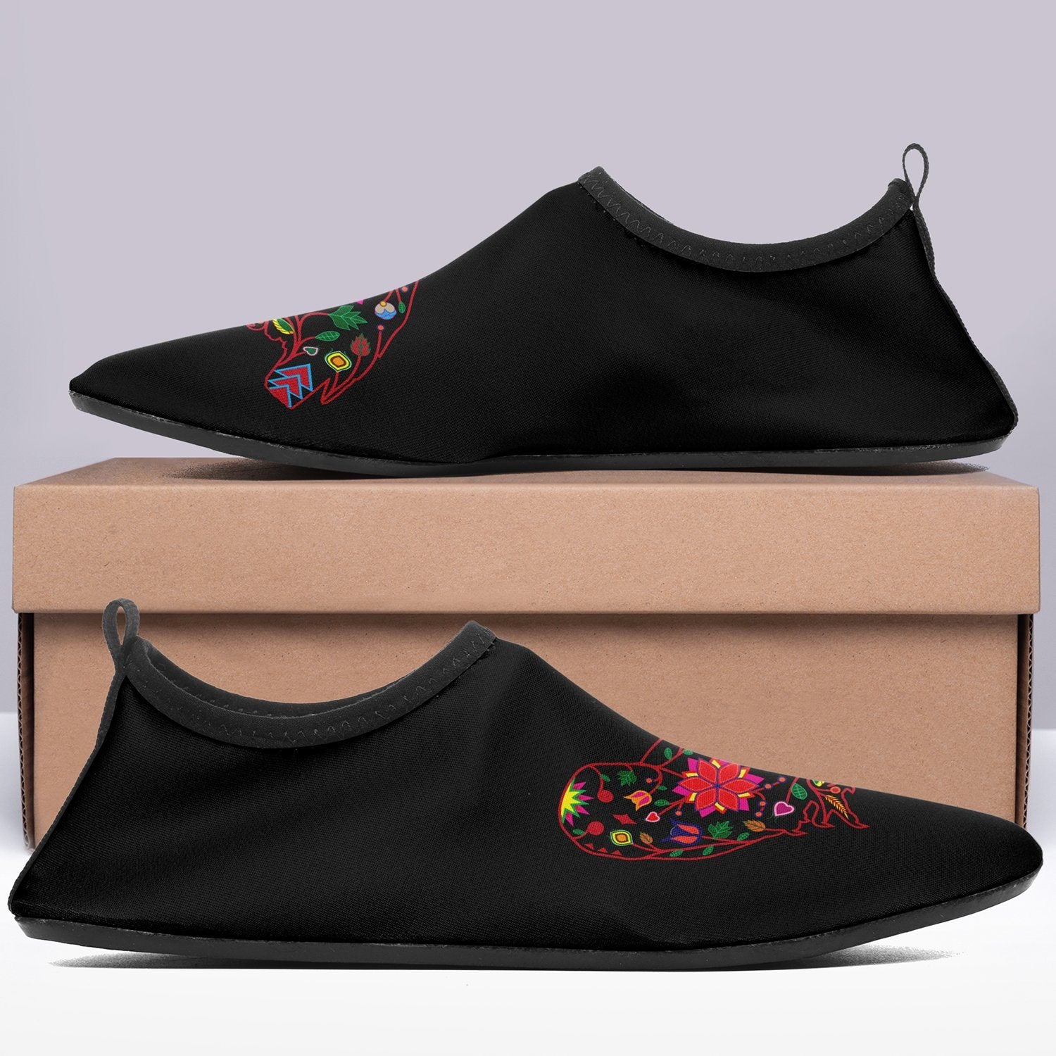 Floral Owl Sockamoccs Slip On Shoes 49 Dzine 