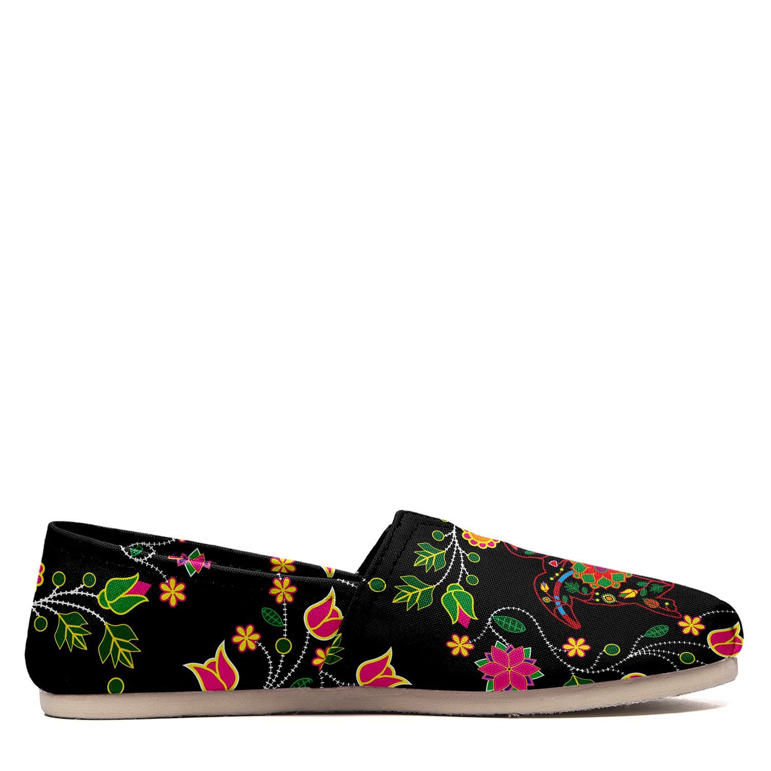 Floral Turtle Casual Unisex Slip On Shoe Herman 