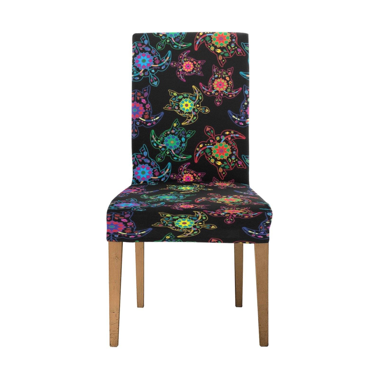 Floral Turtle Chair Cover (Pack of 4) Chair Cover (Pack of 4) e-joyer 