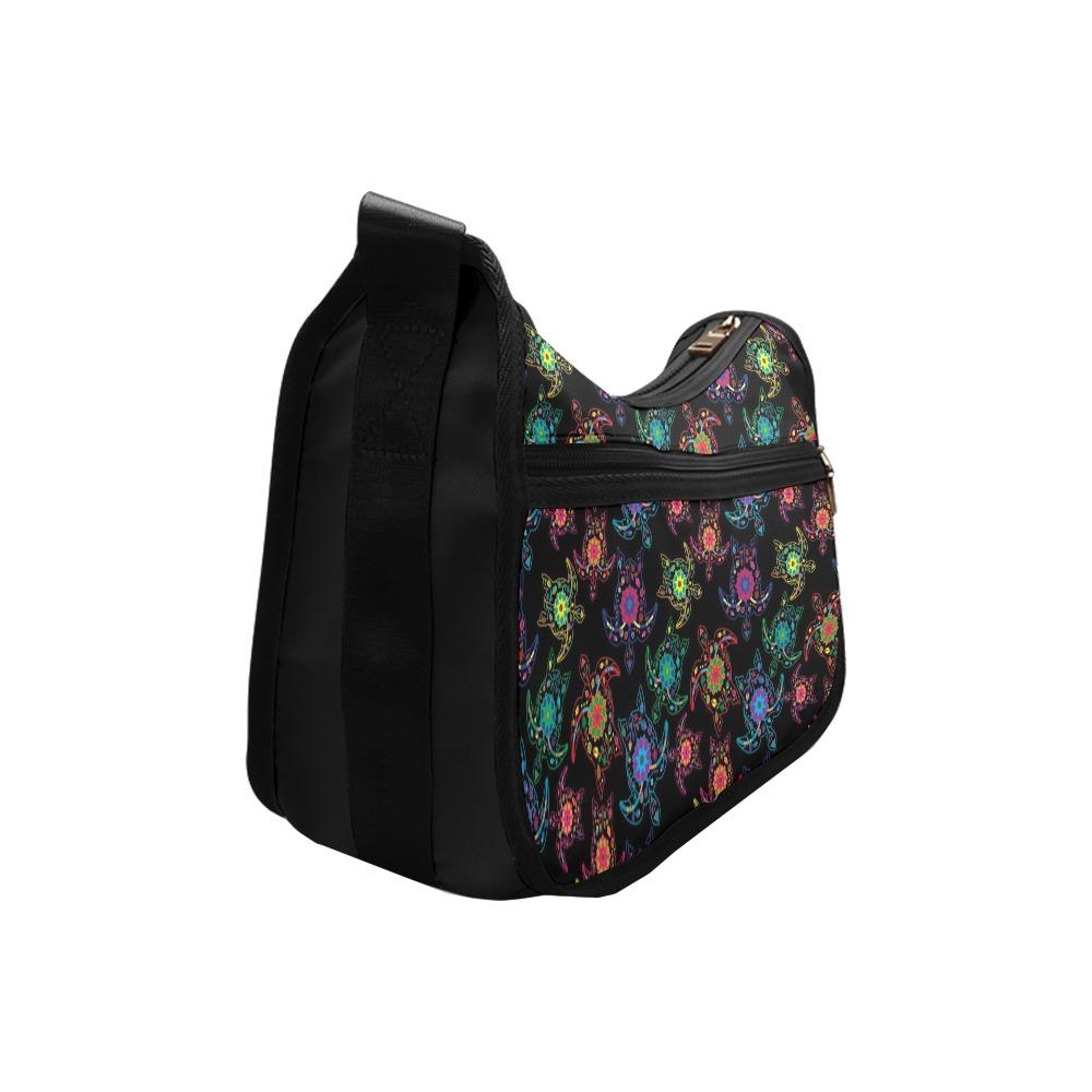 Floral Turtle Crossbody Bags (Model 1616) Crossbody Bags (1616) e-joyer 