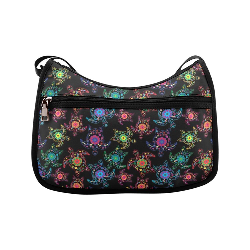 Floral Turtle Crossbody Bags (Model 1616) Crossbody Bags (1616) e-joyer 