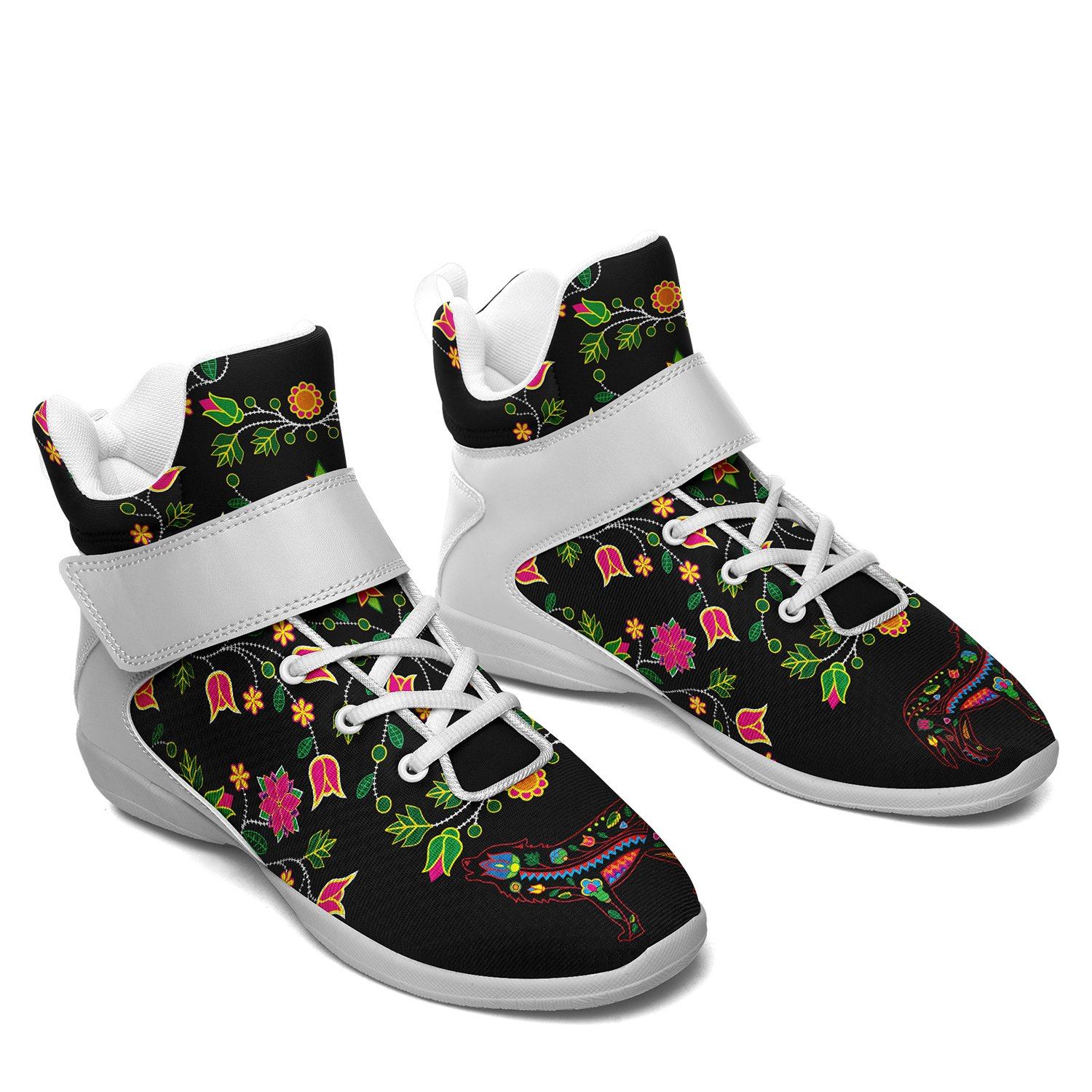 Floral Wolf Ipottaa Basketball / Sport High Top Shoes 49 Dzine 