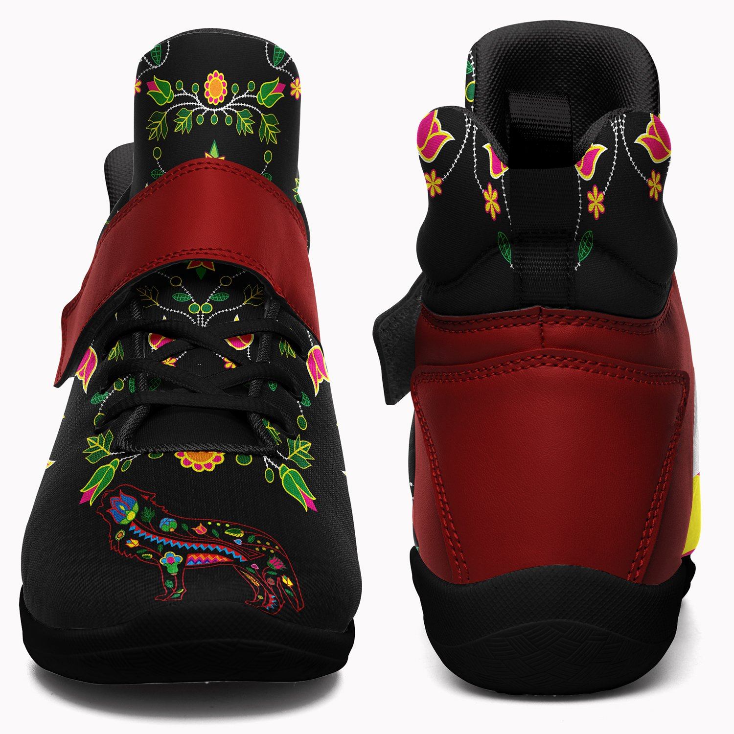 Floral Wolf Ipottaa Basketball / Sport High Top Shoes 49 Dzine 