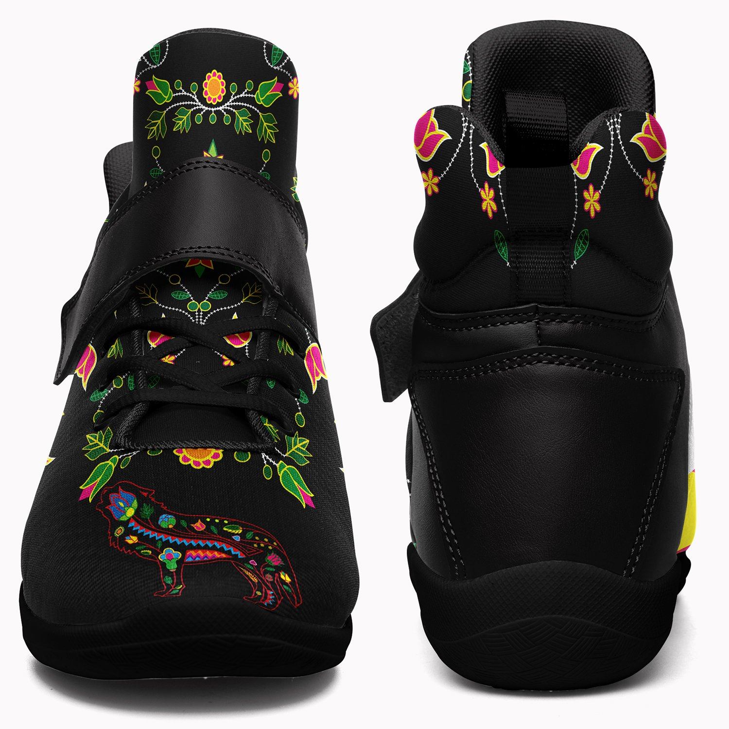 Floral Wolf Ipottaa Basketball / Sport High Top Shoes 49 Dzine 