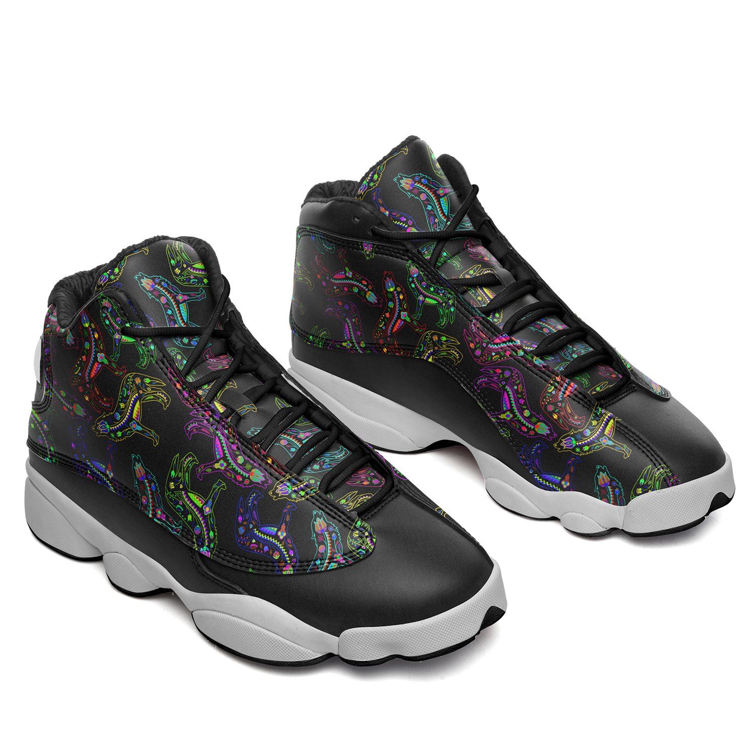 Floral Wolves Isstsokini Athletic Shoes Herman 