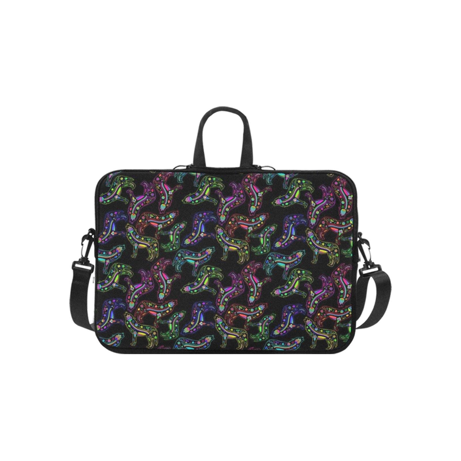 Floral Wolves Laptop Handbags 10" bag e-joyer 