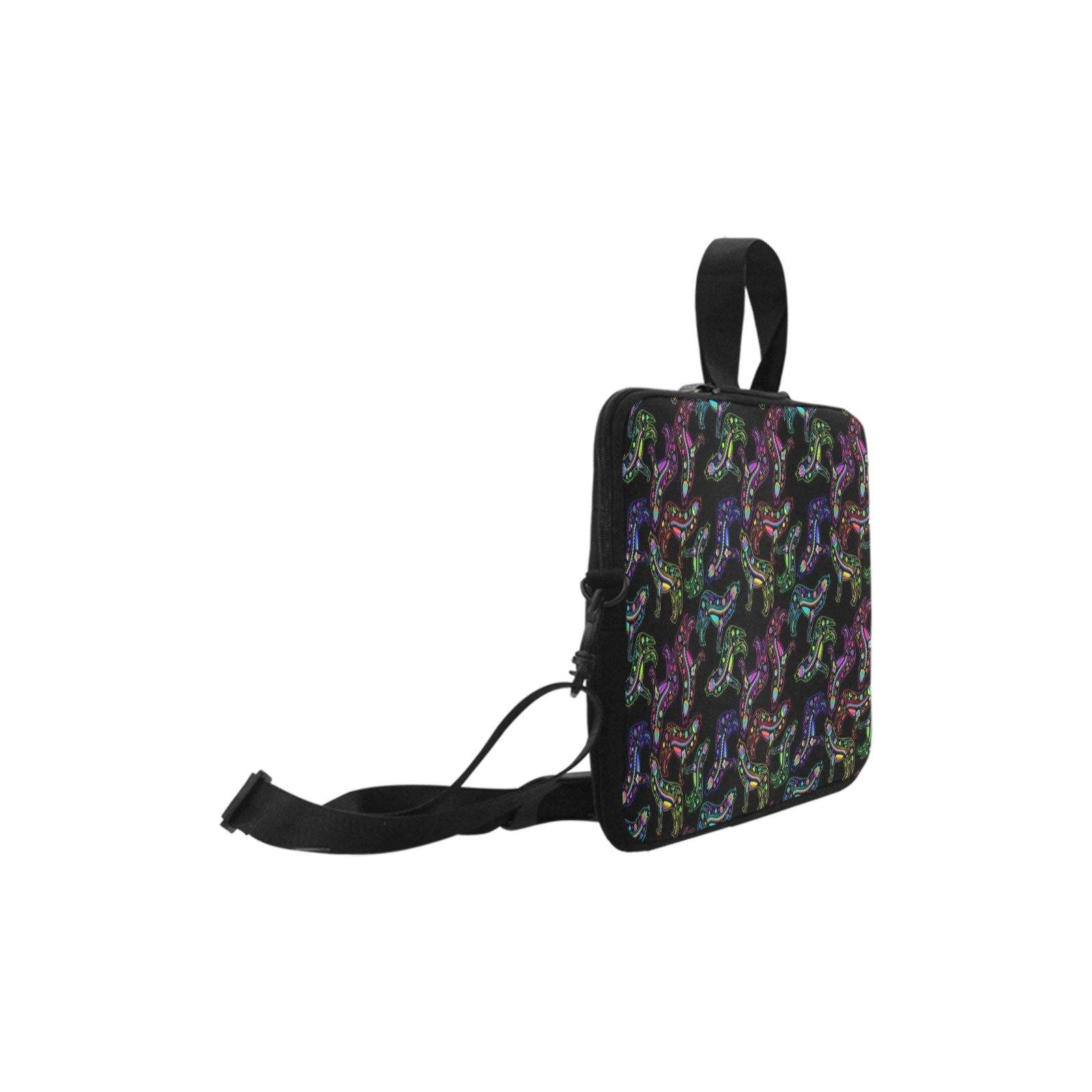 Floral Wolves Laptop Handbags 10" bag e-joyer 