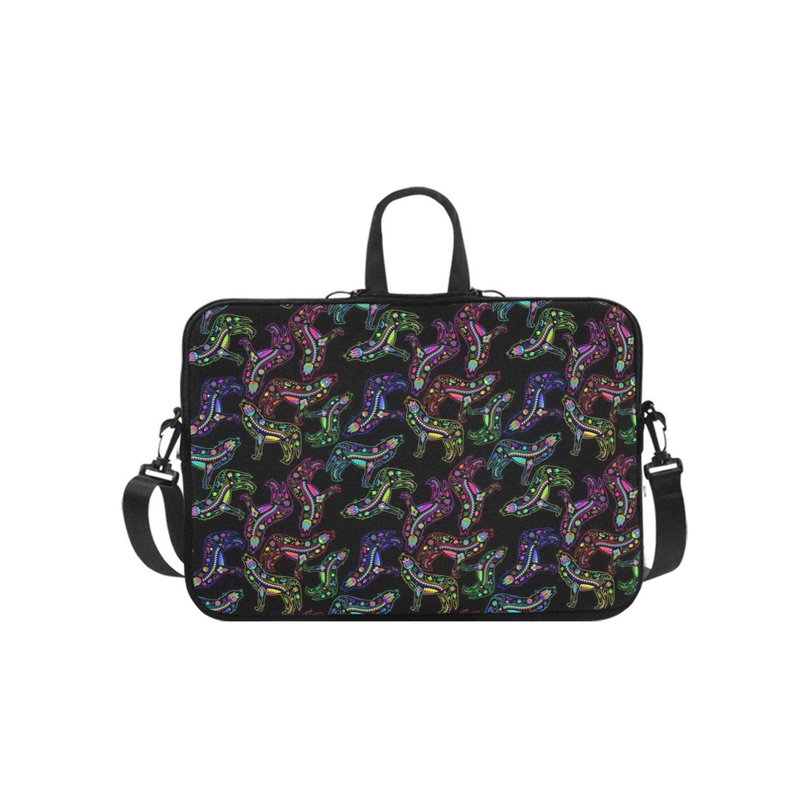 Floral Wolves Laptop Handbags 11" bag e-joyer 
