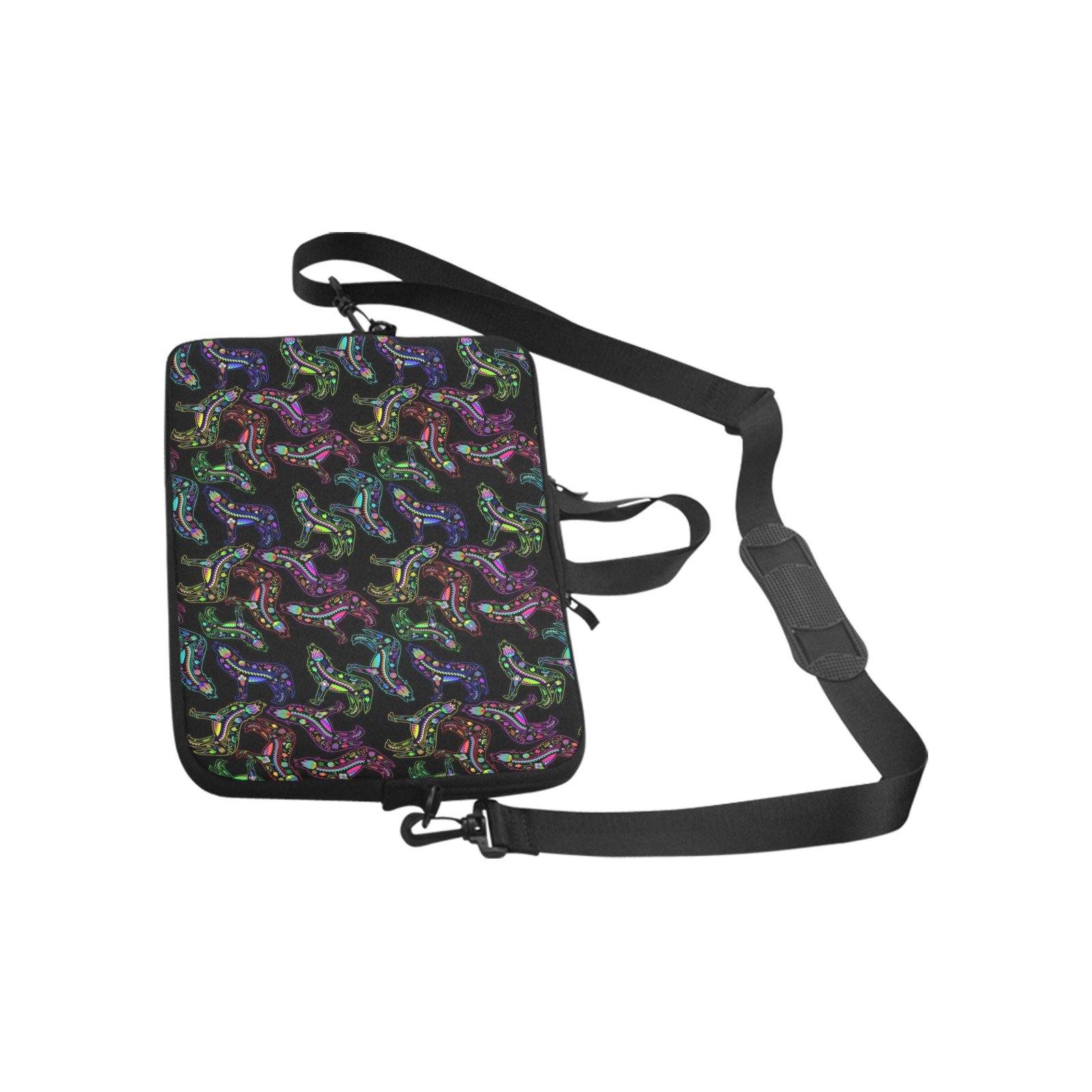 Floral Wolves Laptop Handbags 11" bag e-joyer 