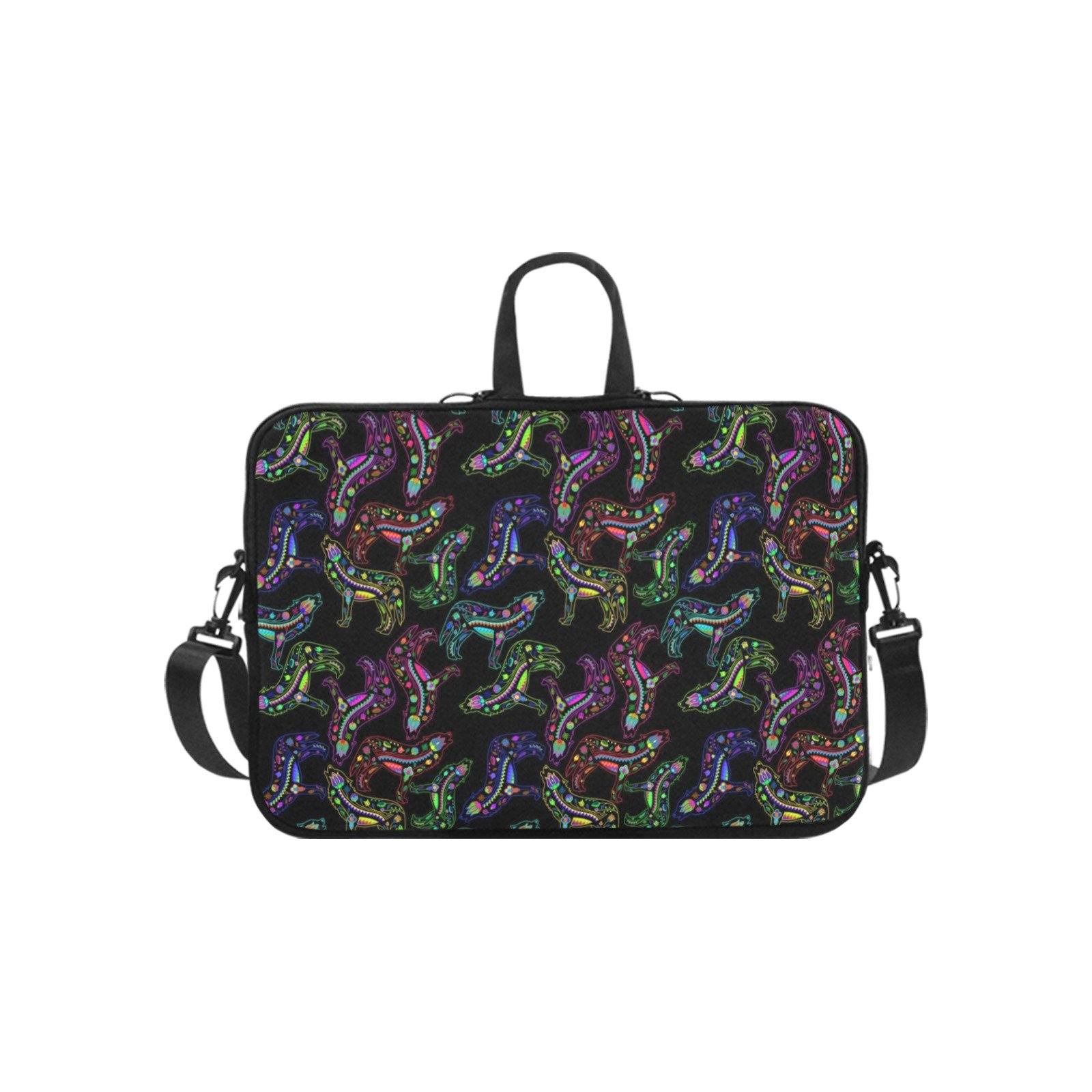 Floral Wolves Laptop Handbags 13" Laptop Handbags 13" e-joyer 
