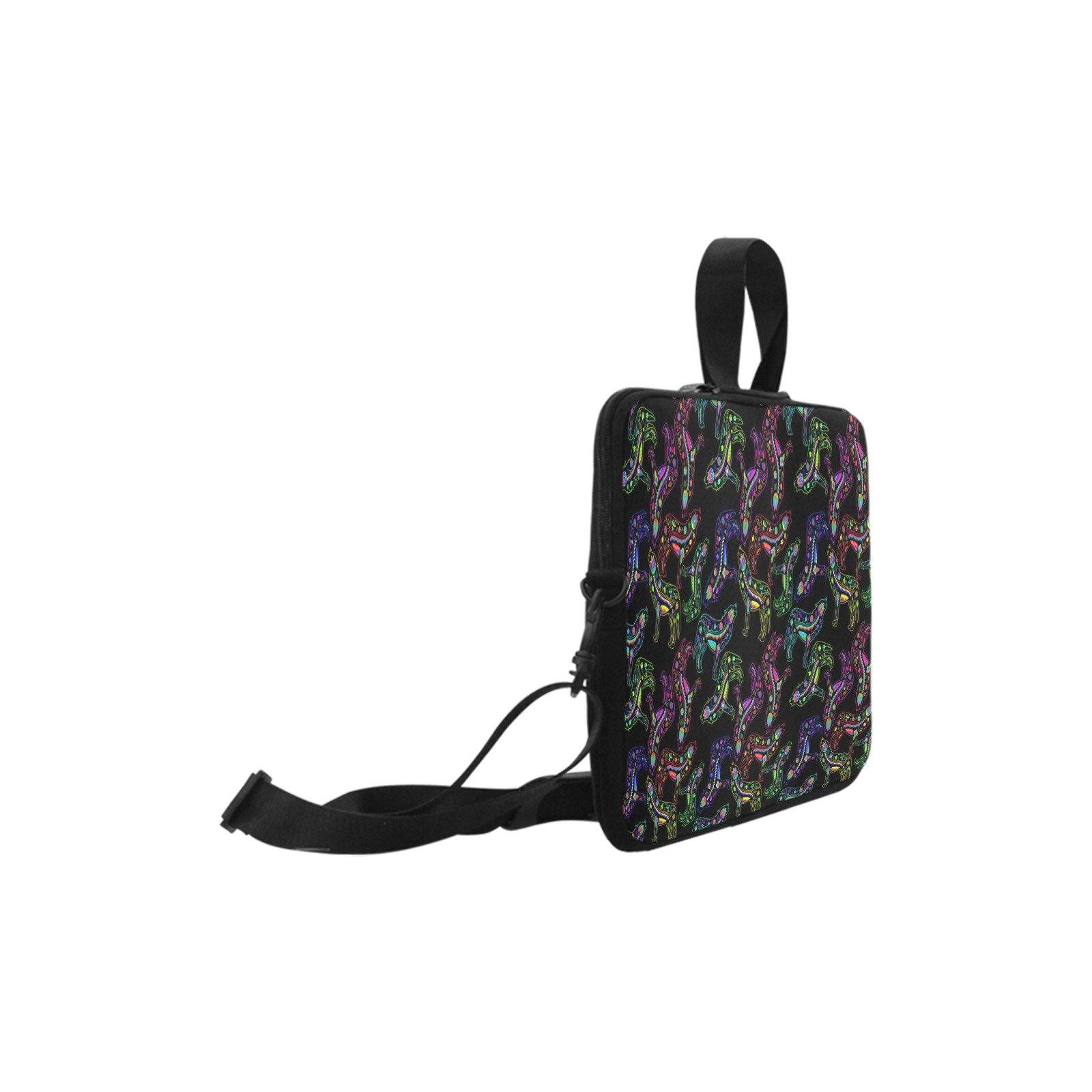 Floral Wolves Laptop Handbags 14" bag e-joyer 