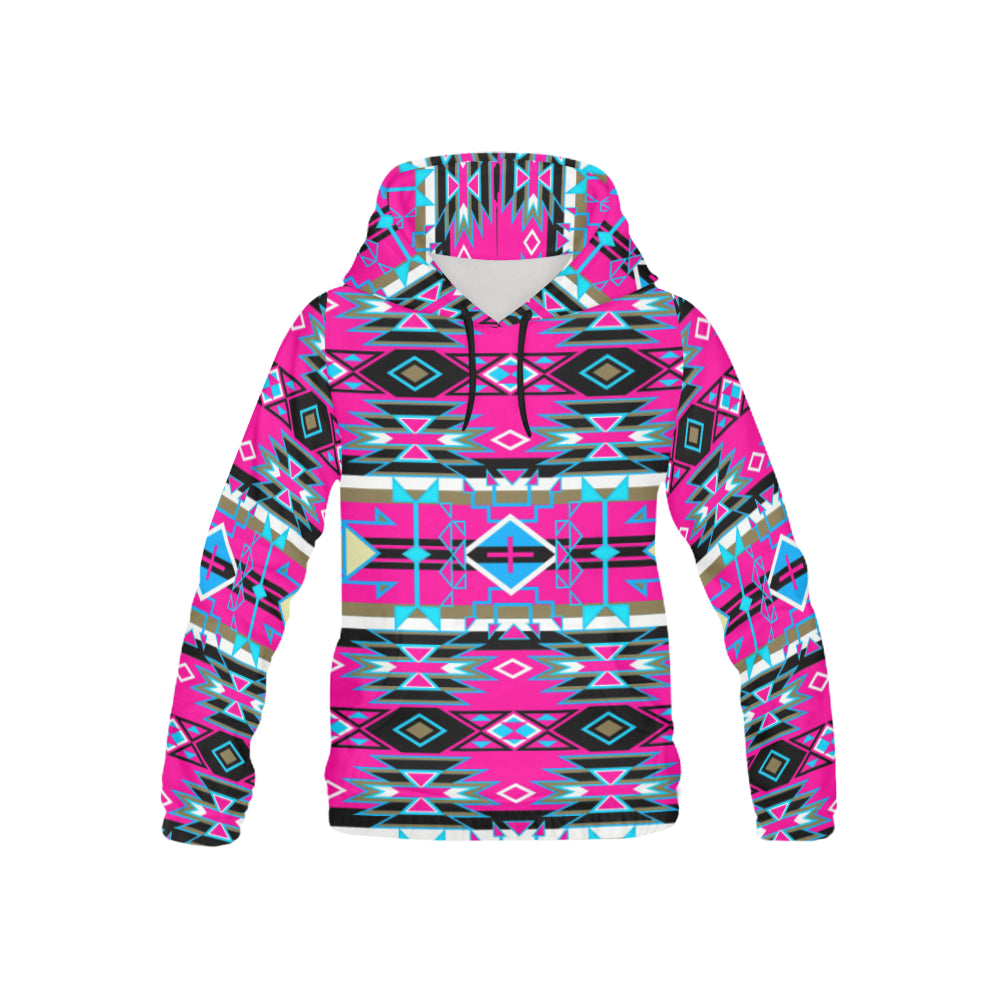 Force of Nature Sunset Storm All Over Print Hoodie for Kid (USA Size) (Model H13) All Over Print Hoodie for Kid (H13) e-joyer 