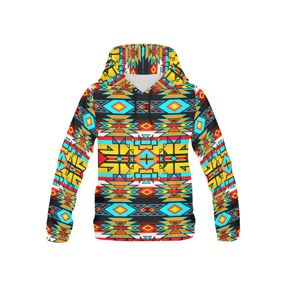Force of Nature Twister All Over Print Hoodie for Kid (USA Size) (Model H13) All Over Print Hoodie for Kid (H13) e-joyer 