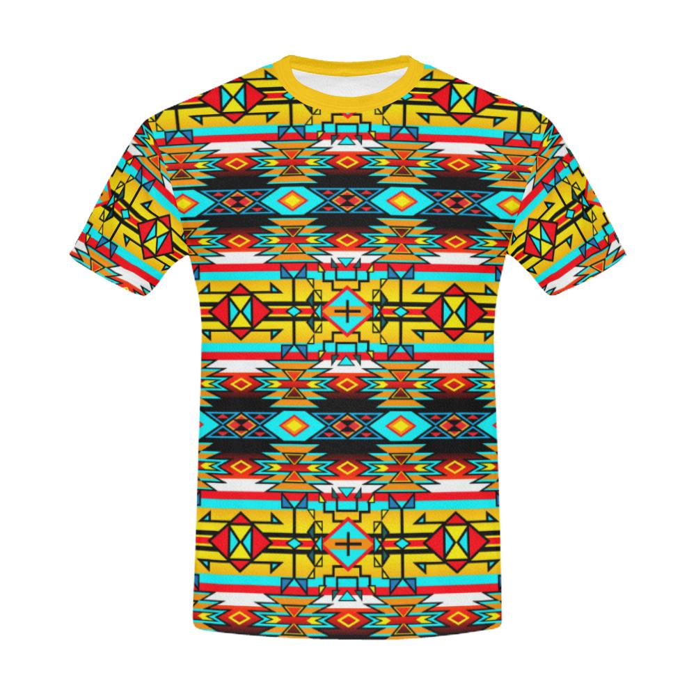 Force of Nature Twister All Over Print T-Shirt for Men/Large Size (USA Size) Model T40) All Over Print T-Shirt for Men/Large (T40) e-joyer 