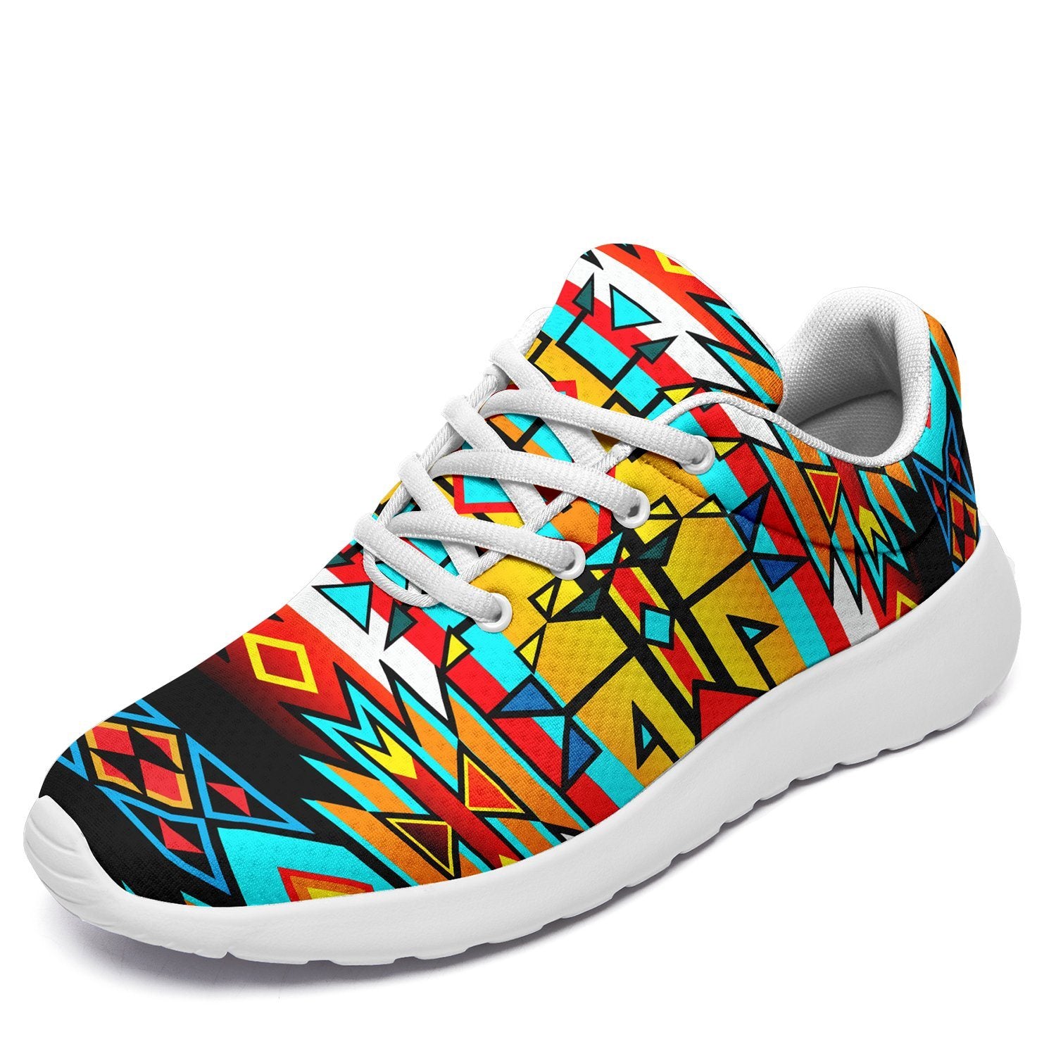 Force of Nature Twister Ikkaayi Sport Sneakers 49 Dzine US Women 4.5 / US Youth 3.5 / EUR 35 White Sole 