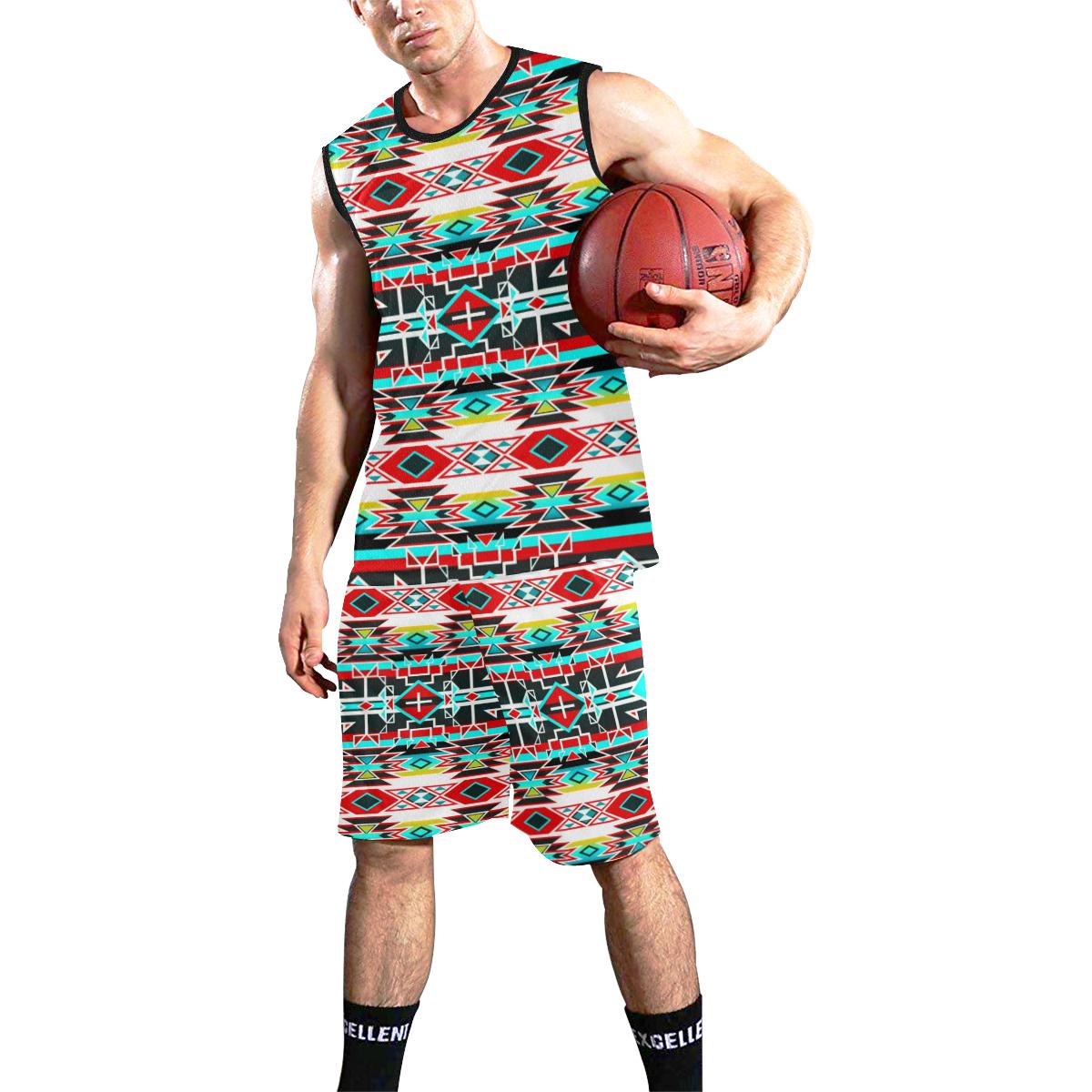 Force of Nature Windstorm All Over Print Basketball Uniform Basketball Uniform e-joyer 