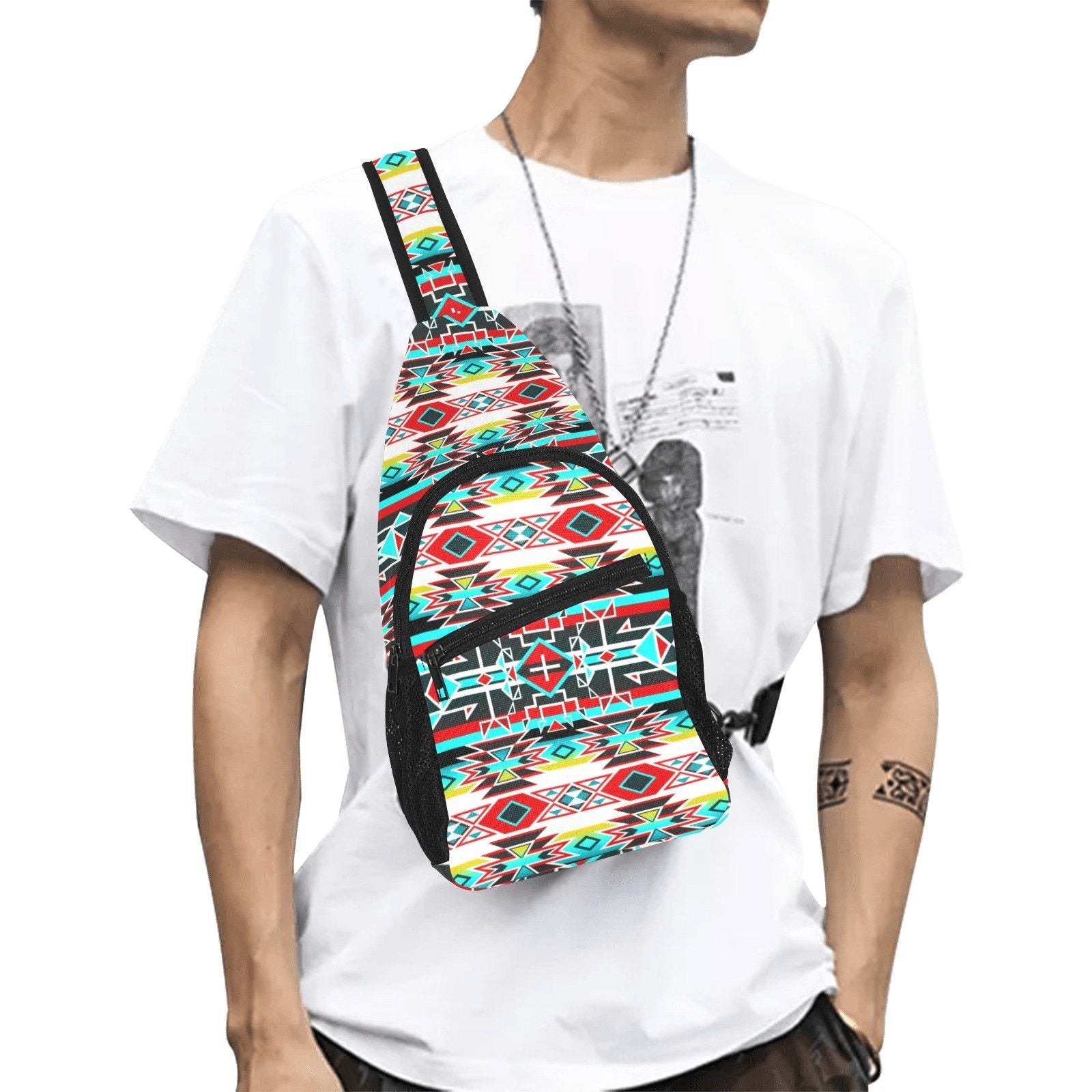 Force of Nature Windstorm All Over Print Chest Bag (Model 1719) All Over Print Chest Bag (1719) e-joyer 
