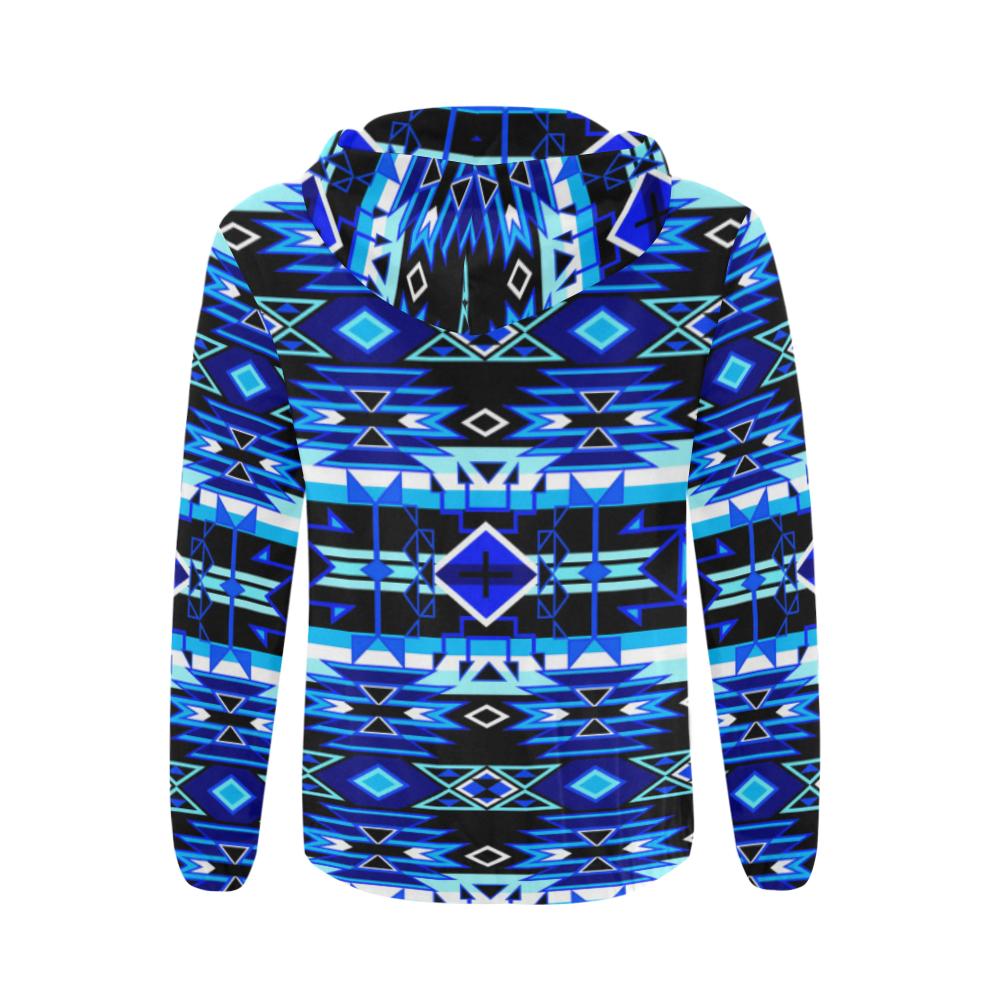 Force of Nature Winter Night All Over Print Full Zip Hoodie for Men (Model H14) All Over Print Full Zip Hoodie for Men (H14) e-joyer 