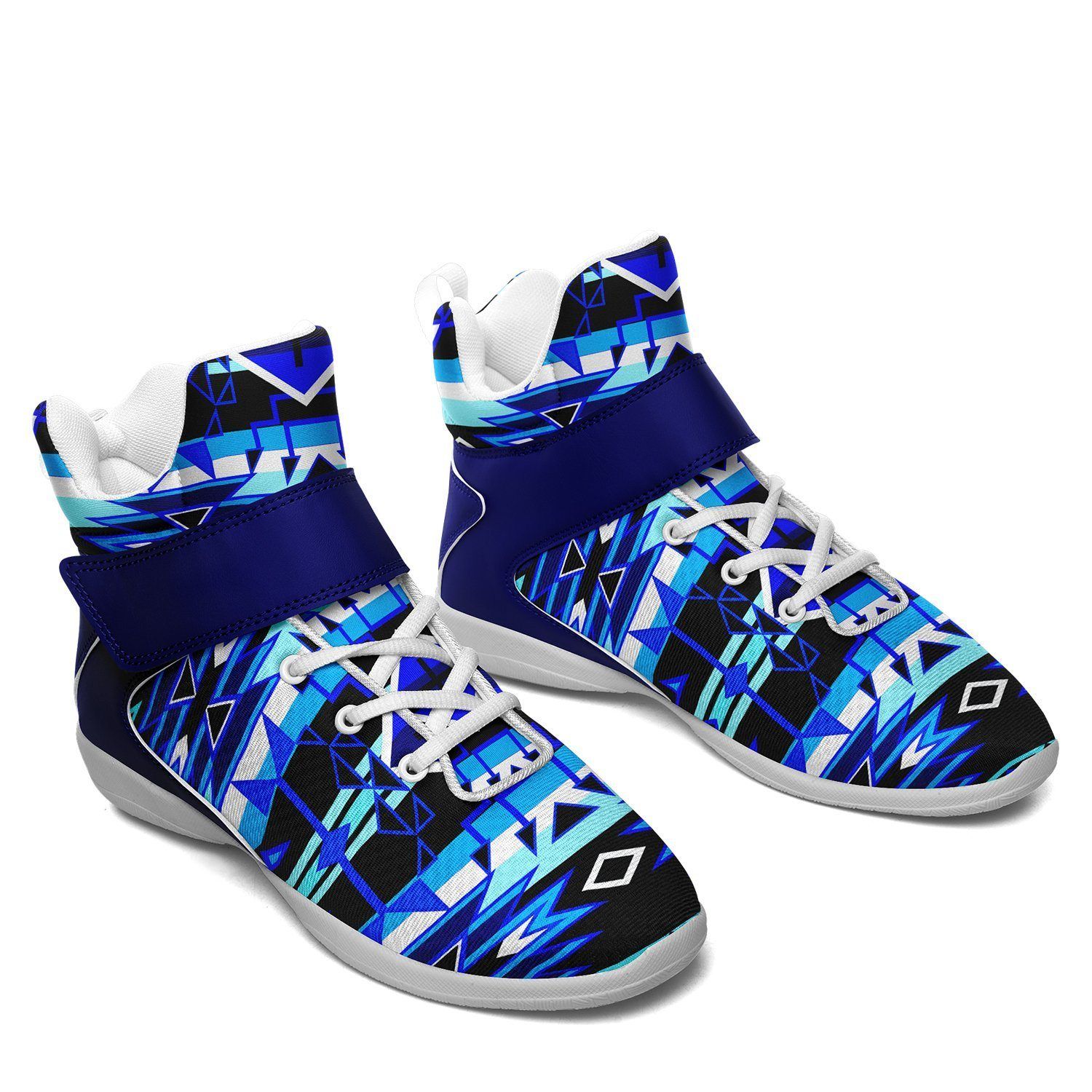 Force of Nature Winter Night Ipottaa Basketball / Sport High Top Shoes - White Sole 49 Dzine 