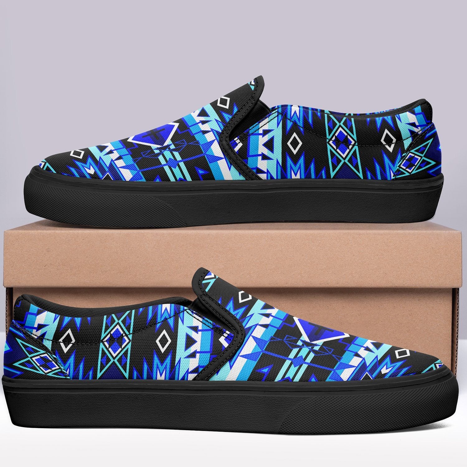 Force of Nature Winter Night Otoyimm Canvas Slip On Shoes 49 Dzine 