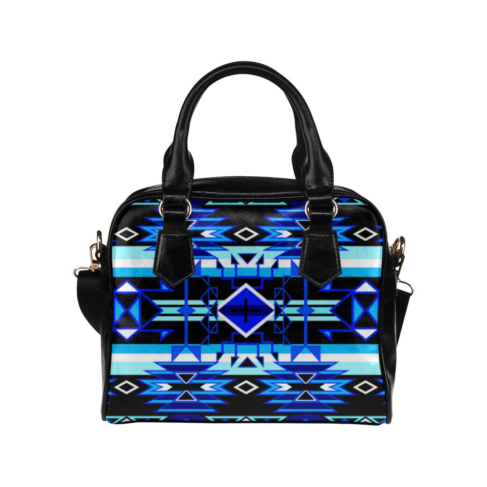 Force of Nature Winter Night Shoulder Handbag (Model 1634) Shoulder Handbags (1634) e-joyer 