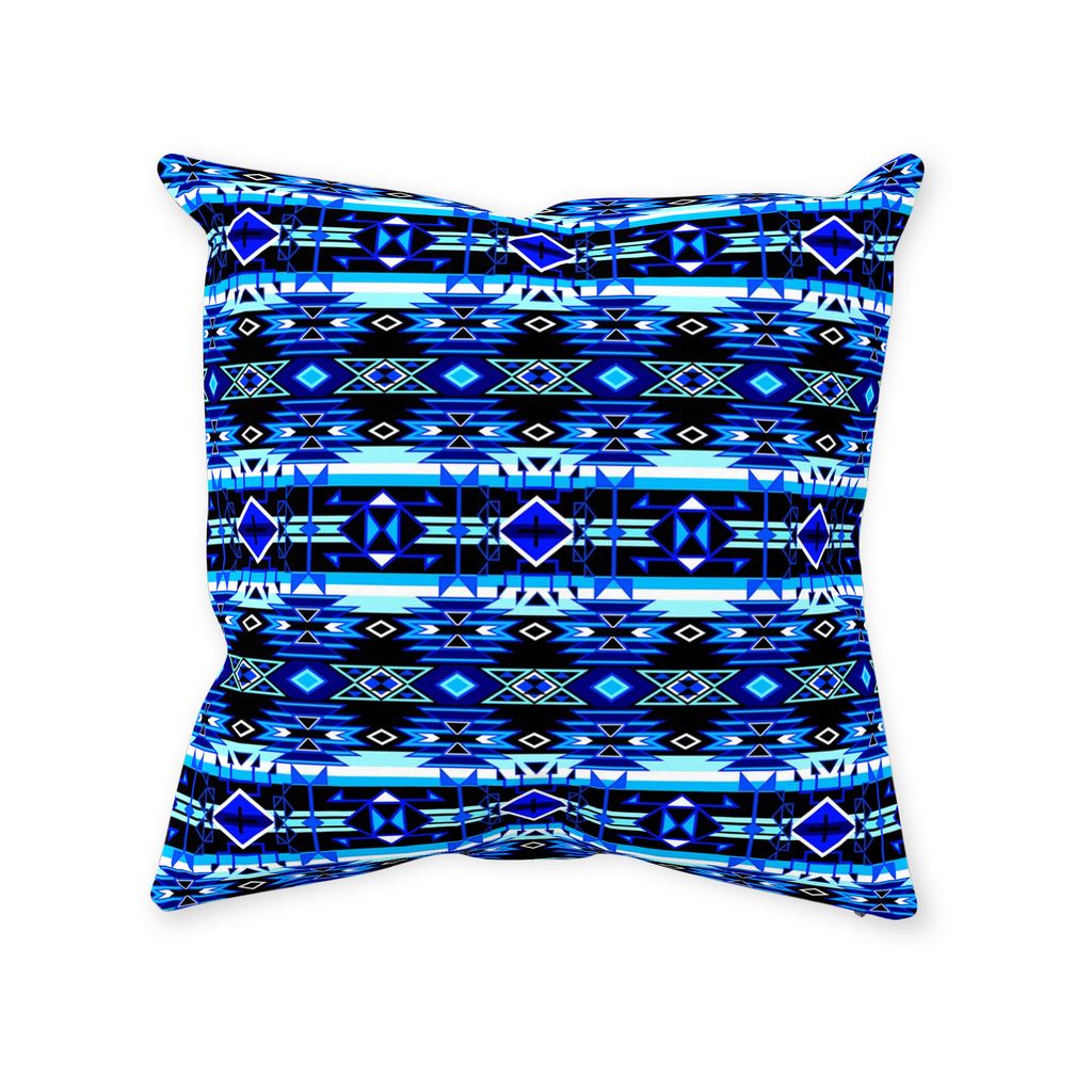 Force of Nature Winter Night Throw Pillows 49 Dzine With Zipper Spun Polyester 14x14 inch