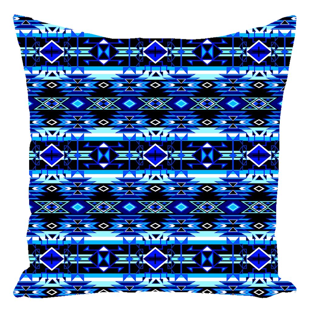Force of Nature Winter Night Throw Pillows 49 Dzine With Zipper Spun Polyester 16x16 inch