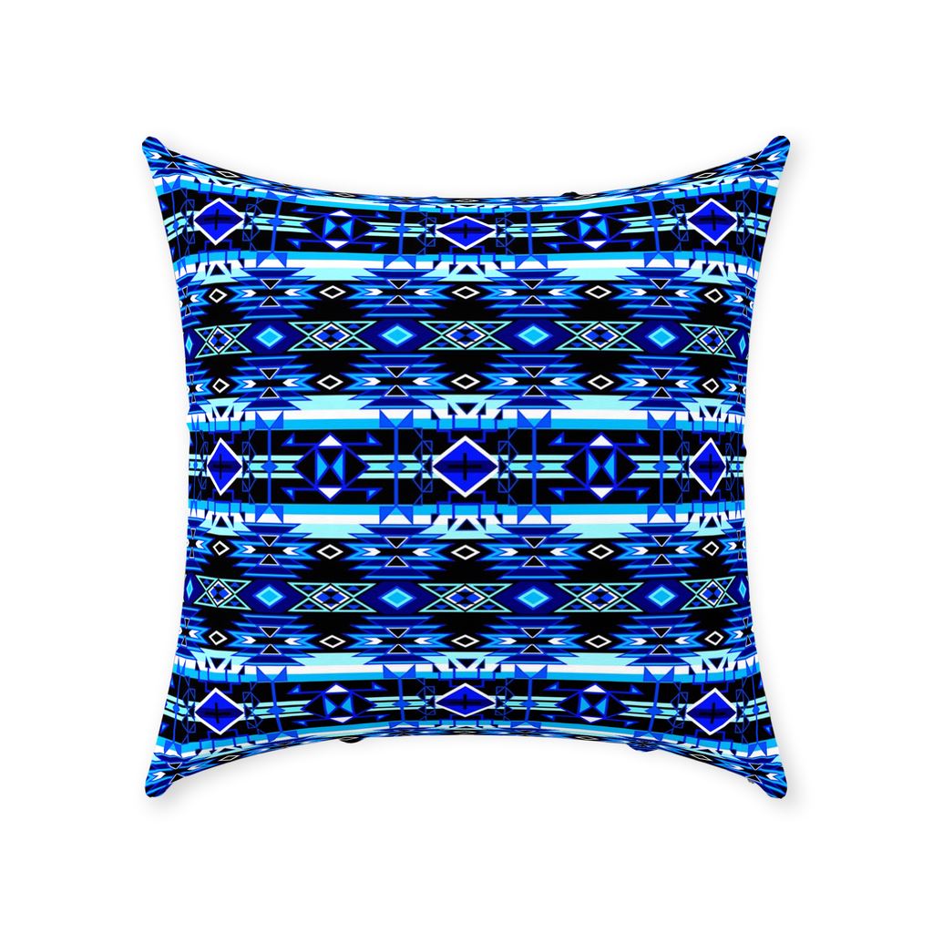 Force of Nature Winter Night Throw Pillows 49 Dzine With Zipper Spun Polyester 18x18 inch