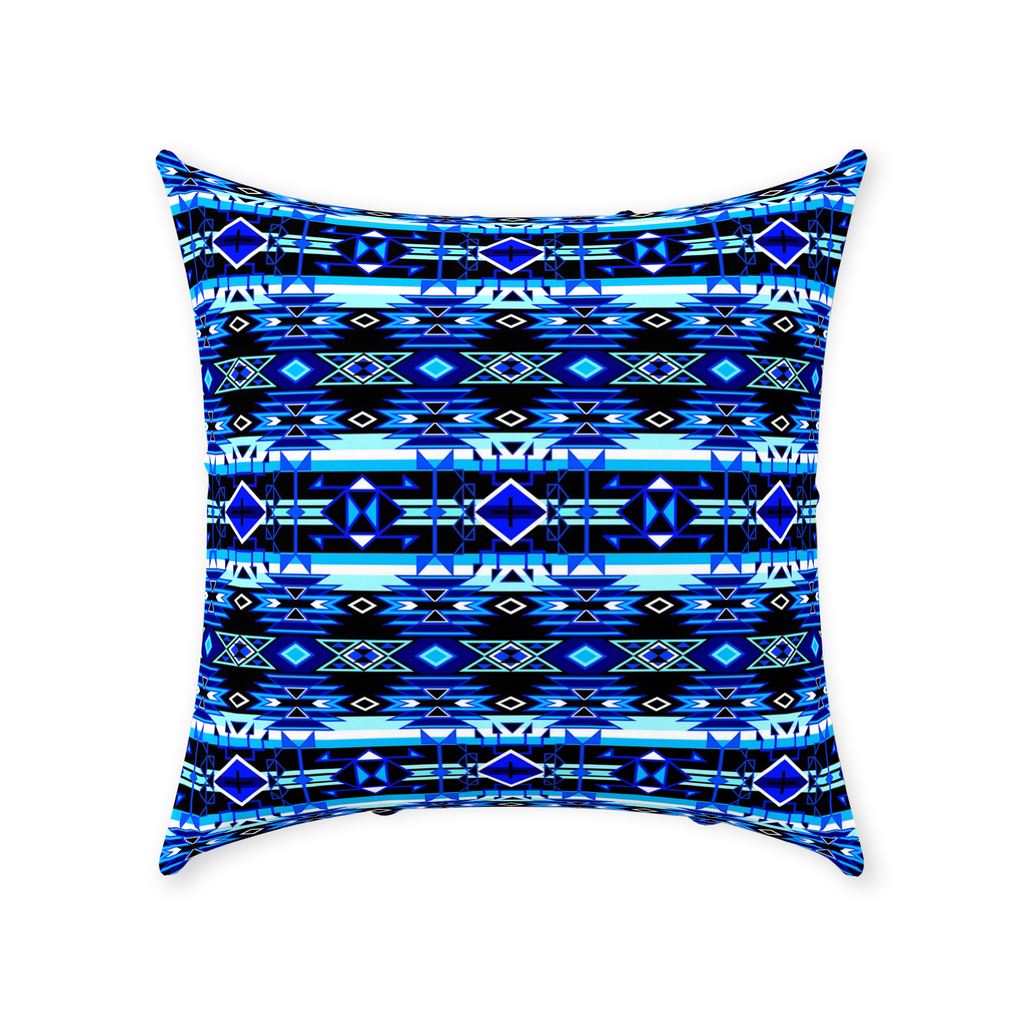 Force of Nature Winter Night Throw Pillows 49 Dzine Without Zipper Spun Polyester 18x18 inch