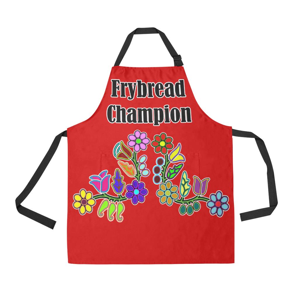 Frybread Champion Sierra Floral All Over Print Apron All Over Print Apron e-joyer 