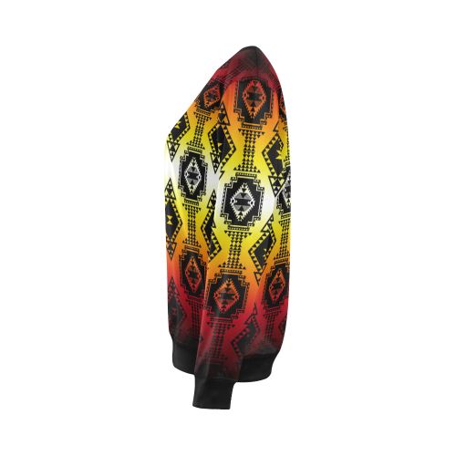 Gathering Fire All Over Print Crewneck Sweatshirt for Women (Model H18) Crewneck Sweatshirt for Women (H18) e-joyer 