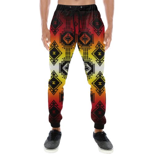 Gathering Fire Men's All Over Print Sweatpants (Model L11) Men's All Over Print Sweatpants (L11) e-joyer 