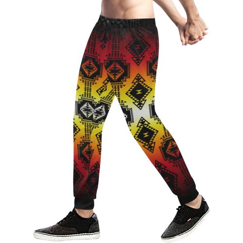 Gathering Fire Men's All Over Print Sweatpants (Model L11) Men's All Over Print Sweatpants (L11) e-joyer 