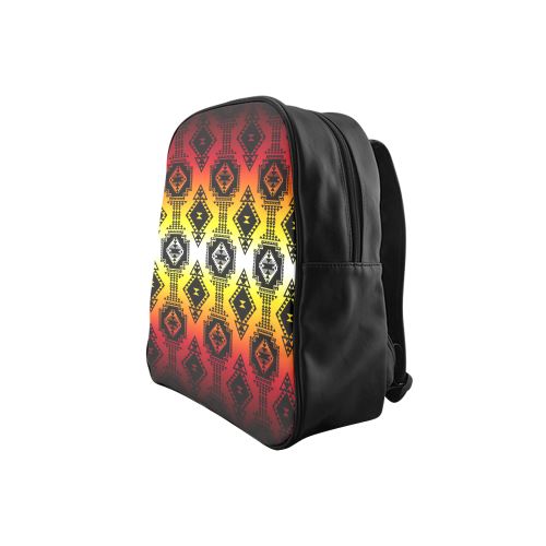 Gathering Fire School Backpack (Model 1601)(Small) School Backpacks/Small (1601) e-joyer 