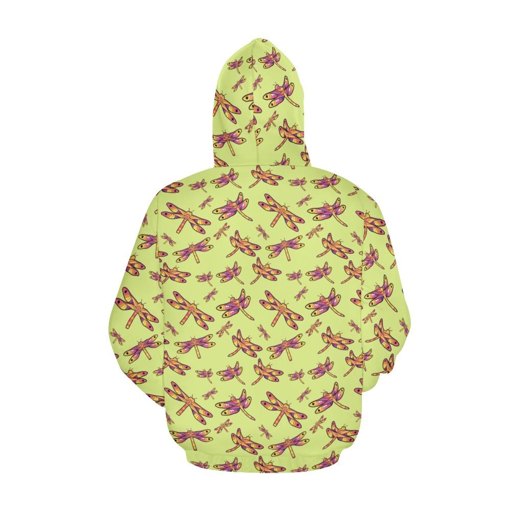 Gathering Lime All Over Print Hoodie for Women (USA Size) (Model H13) All Over Print Hoodie for Women (H13) e-joyer 