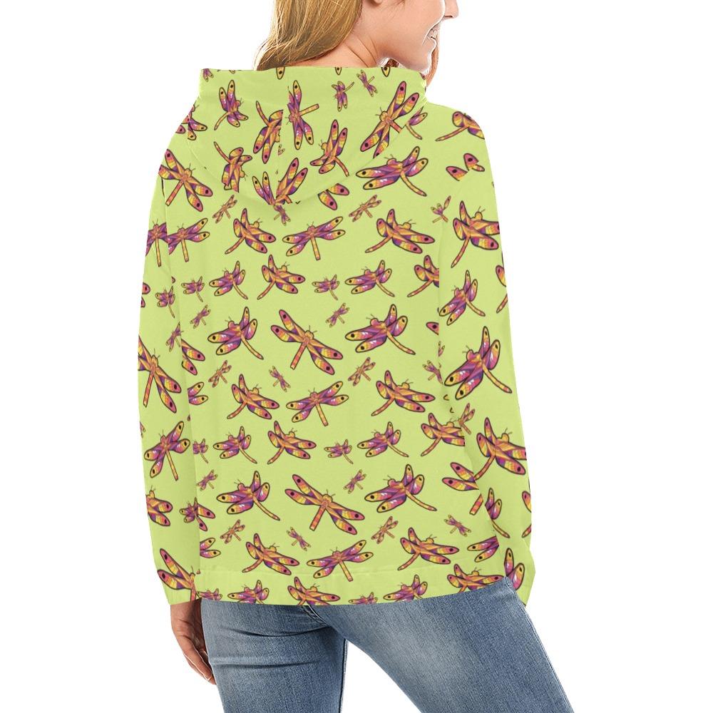 Gathering Lime All Over Print Hoodie for Women (USA Size) (Model H13) All Over Print Hoodie for Women (H13) e-joyer 