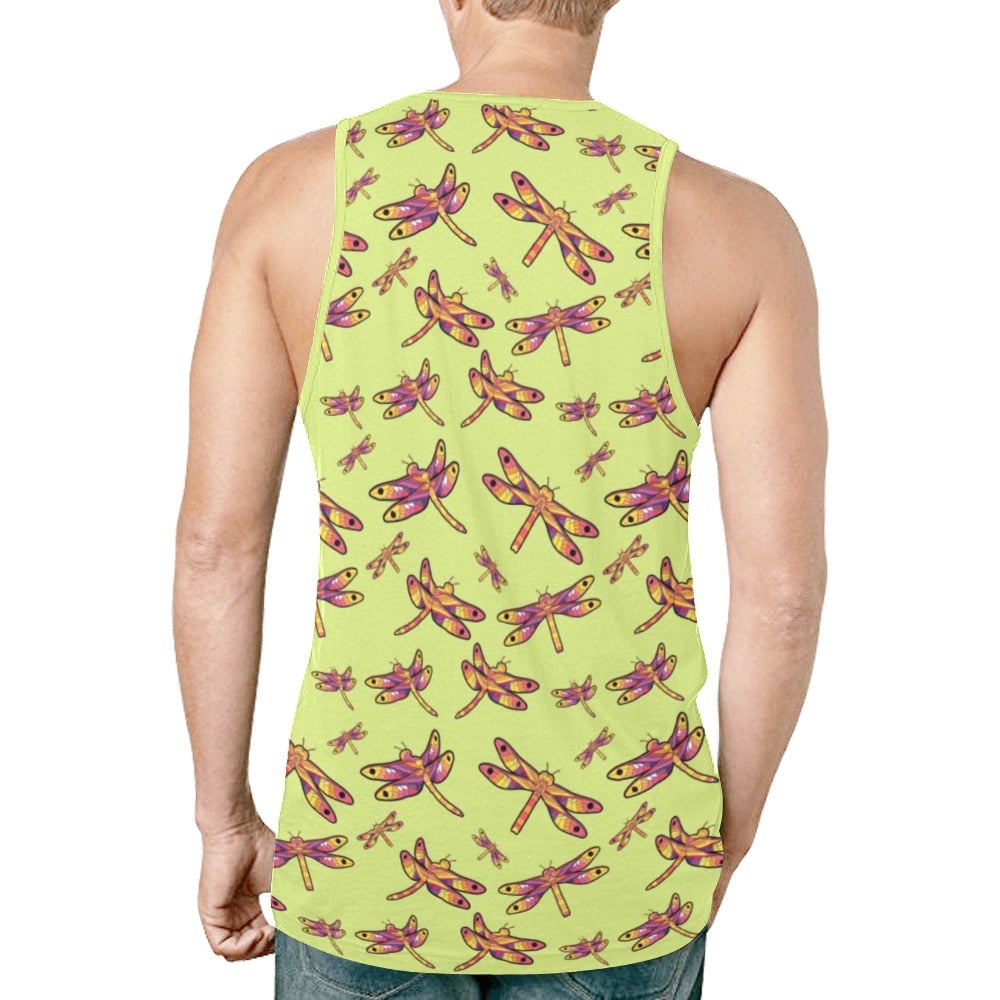 Gathering Lime New All Over Print Tank Top for Men (Model T46) New All Over Print Tank Top for Men (T46) e-joyer 