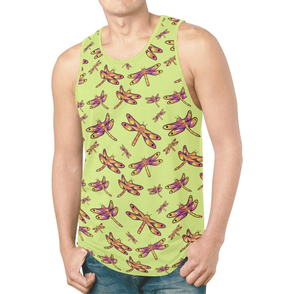 Gathering Lime New All Over Print Tank Top for Men (Model T46) New All Over Print Tank Top for Men (T46) e-joyer 