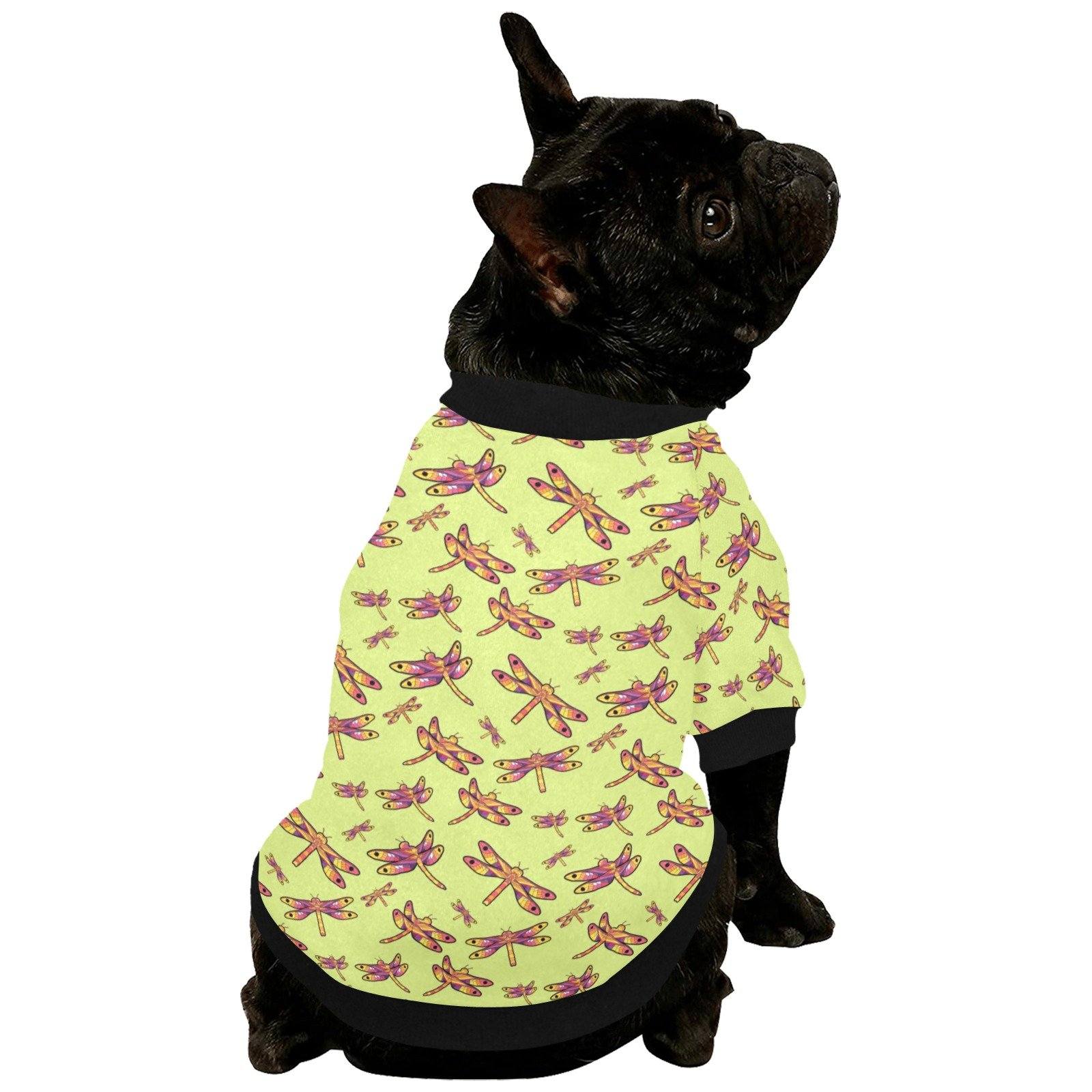 Gathering Lime Pet Dog Round Neck Shirt Pet Dog Round Neck Shirt e-joyer 
