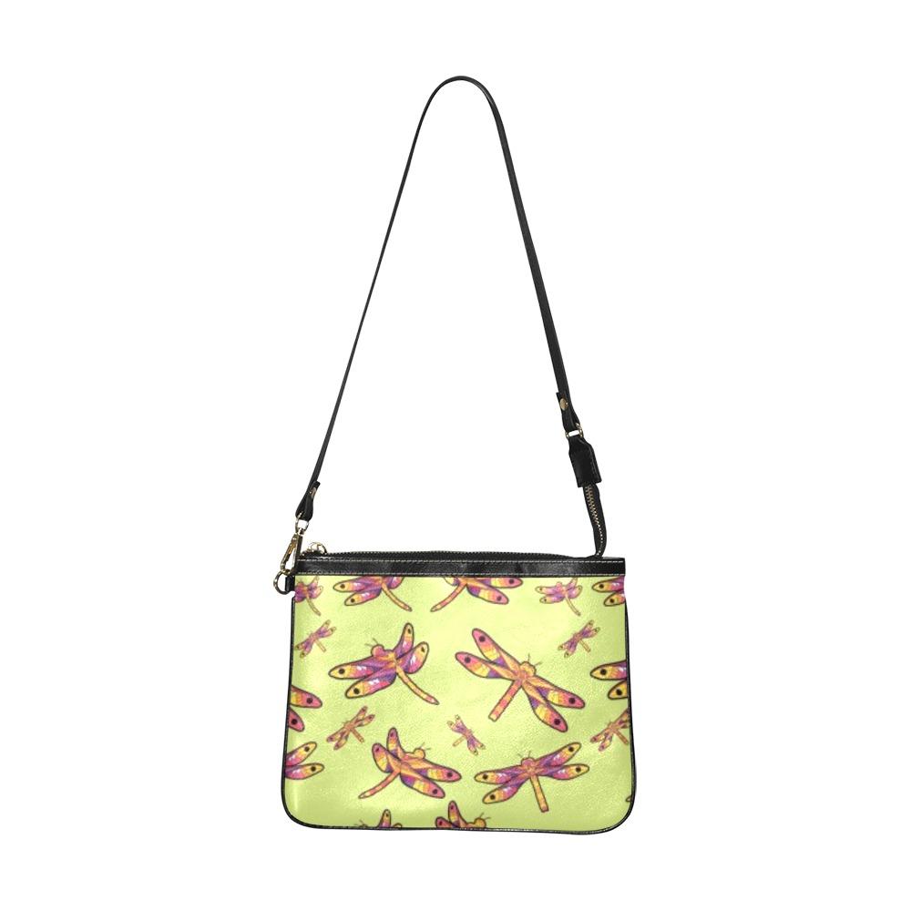 Gathering Lime Small Shoulder Bag (Model 1710) Small Shoulder Bag (1710) e-joyer 