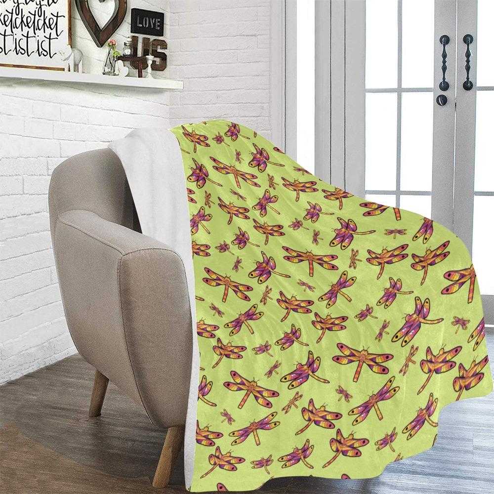 Gathering Lime Ultra-Soft Micro Fleece Blanket 60"x80" Ultra-Soft Blanket 60''x80'' e-joyer 