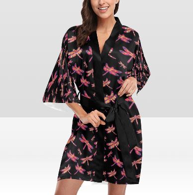 Gathering Noir Kimono Robe Artsadd 