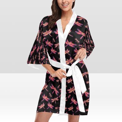 Gathering Noir Kimono Robe Artsadd 