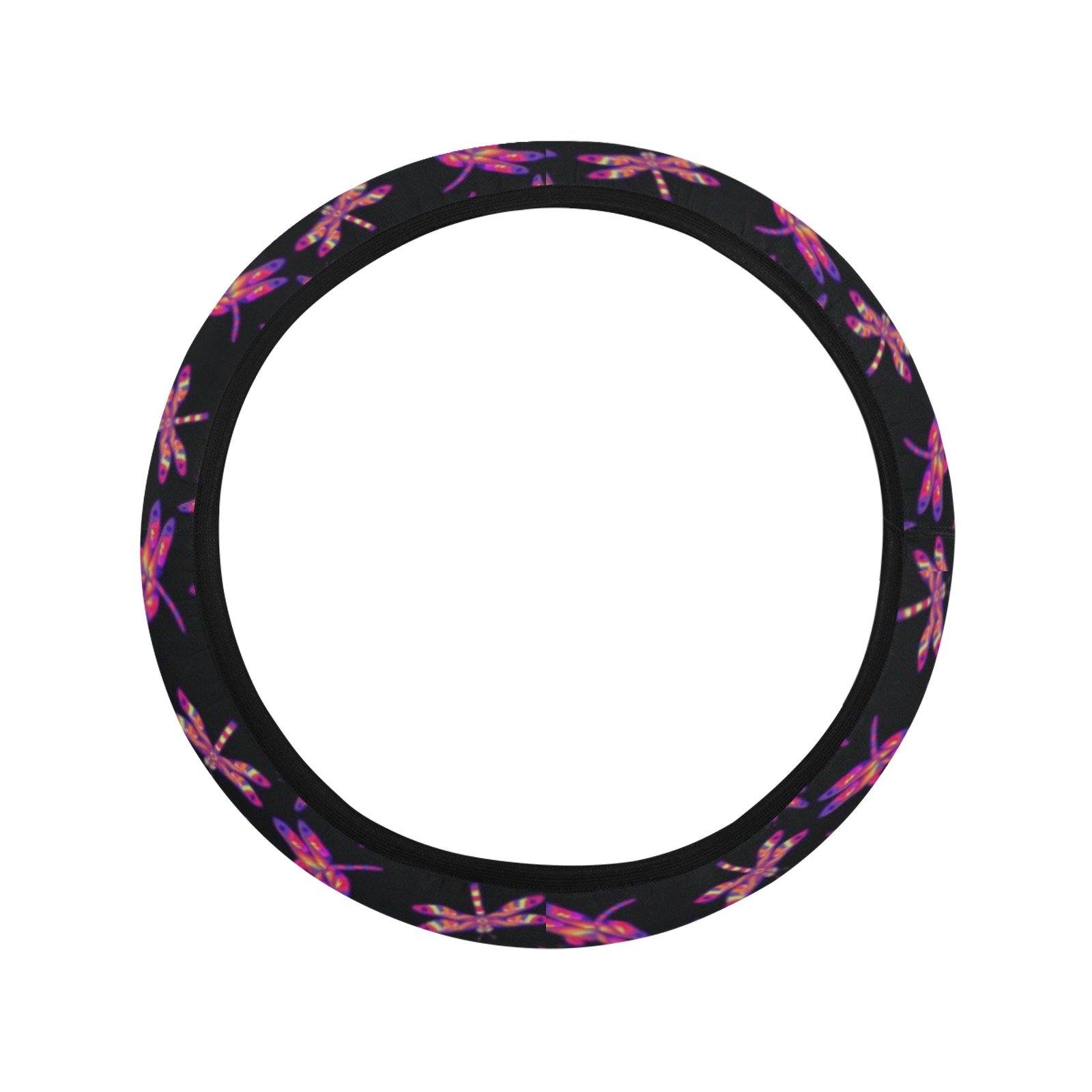 Gathering Noir Steering Wheel Cover with Elastic Edge Steering Wheel Cover with Elastic Edge e-joyer 