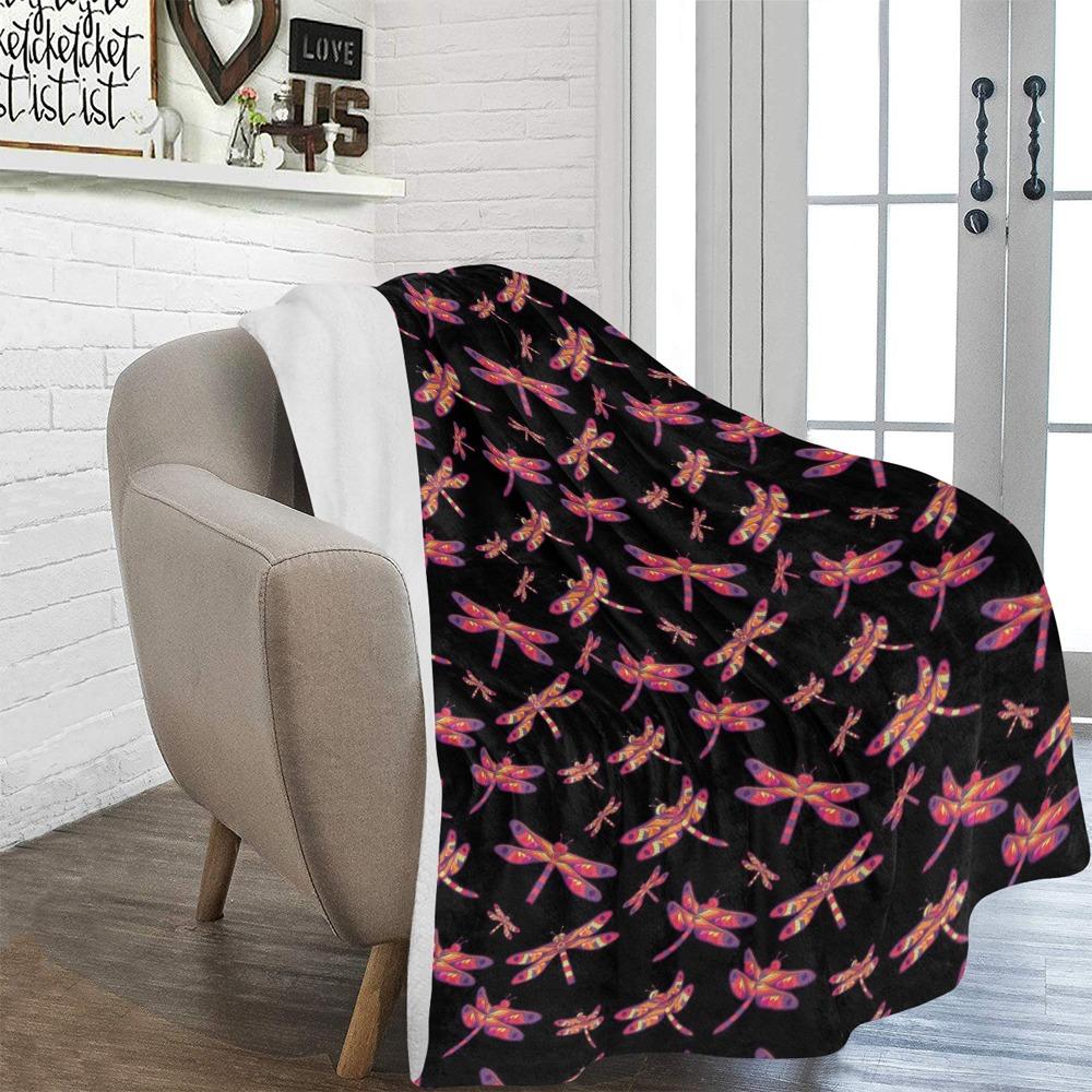 Gathering Noir Ultra-Soft Micro Fleece Blanket 60"x80" Ultra-Soft Blanket 60''x80'' e-joyer 